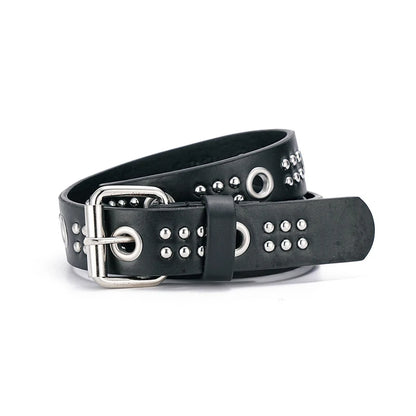Fashion New Bronze Belt Metal Belt Men And Women Punk Hardware Jeans Belt Y2K Belt Designer Belt Women's BeltUniversal Box