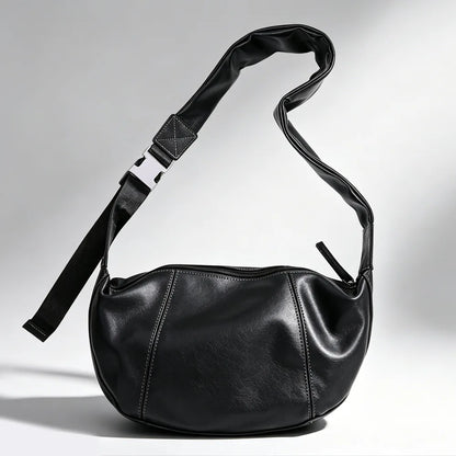 2026 New Fashion Men Crossbody Bag Soft Leather Hobos For Men Dumpling Crossbody Bags Luxury Brand Design Shoulder Bags Totes