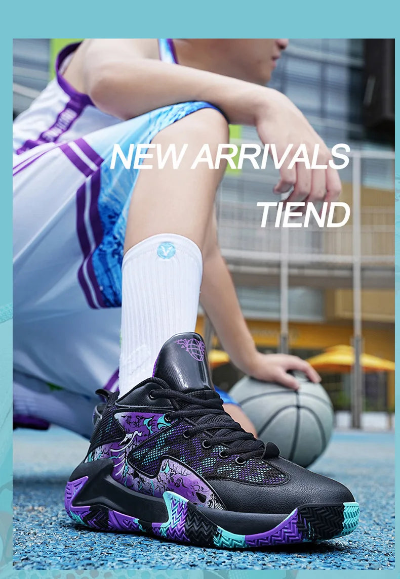 New Men Fashion Sports Shoes Basketball  Anti slip Breath Shoes Training comfort Athletic Sneakers Outdoor Walking Shoes Zapatos