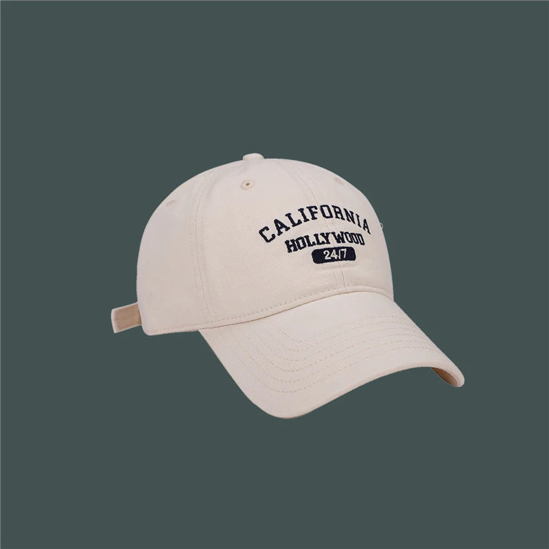 Retro Letter Embroidery Baseball Caps For Women Men Summer Sport Visors Snapback Cotton Cap Unisex Hip Hop Hat Streetwear Hats