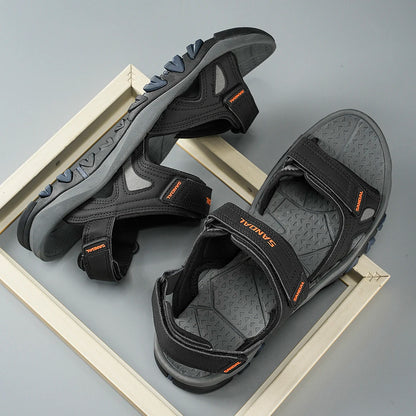 Men's Casual Sports Sandals Outdoor Hiking Sandals Comfortable Non-Slip Beach&Trekking Sandals Plus Size Adjustable