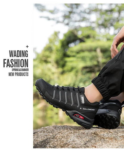 Men's Hiking Shoes Waterproof Non-slip All-terrain Sports Shoes Hiking Camping Hunting Tactical Training Shoes Cycling Shoes