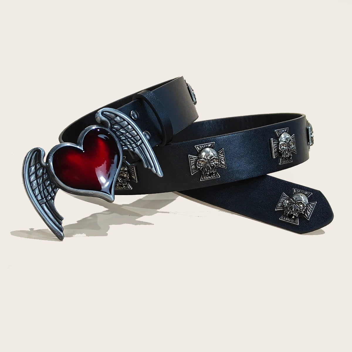 New Rivet Belt Metal Belt Men And Women Punk Hardware Jeans Belt Y2K Belt PU Leather Wide Adjustable Women's Belt Accessories