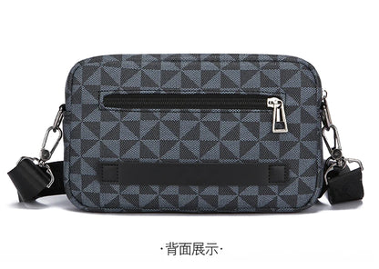Business Men's Clutch Bags High Quality PU Leather Man's Small Shoulder Bag Multi-Functional Men Handbag Bag With Waist Strap