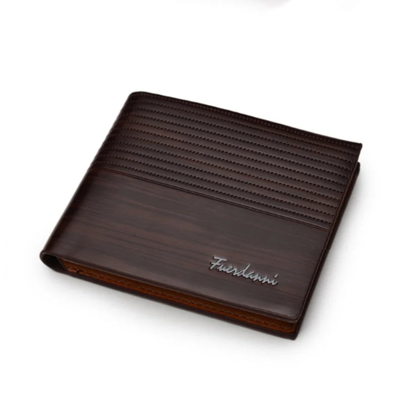 New Leather Men Wallets High Quality Zipper Short Desigh Card Holder Male Purse Vintage Coin Holder Men Wallets
