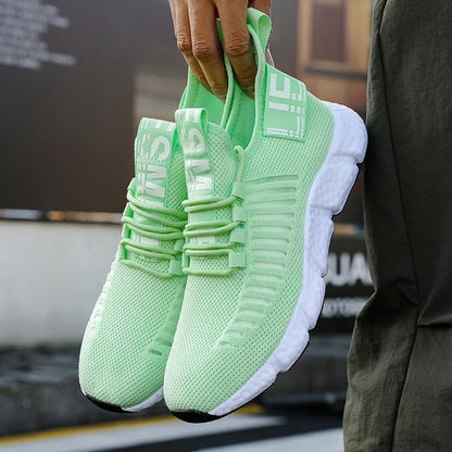 Summer Men Sneakers Lightweight Breathable Mesh Outdoor Casual Shoes Fashionable Tennis Training Shoes Men's Free Shipping