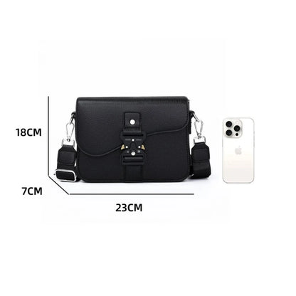 High-End Men's Stylish Crossbody Bag PU Leather Sling Bag Minimalist Business Shoulder Bag Perfect for Daily Commute Travel