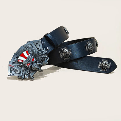 New Rivet Belt Metal Belt Men And Women Punk Hardware Jeans Belt Y2K Belt PU Leather Wide Adjustable Women's Belt Accessories