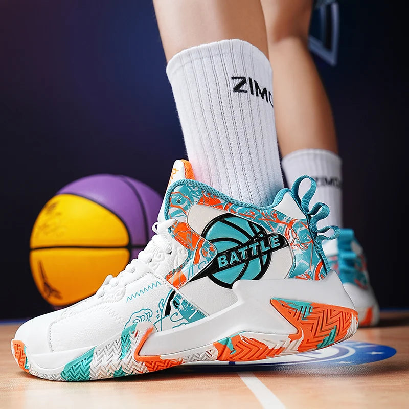 New Men Basketball Shoes Outdoor Sports Running Shoes Sneakers Men Non-slip Training Gym Shoes Big Size 47 48