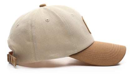 Unisex Cotton Baseball Cap For Women And Men Casual Snapback Hat Fashion Letter C Patch Hat Summer Sun Visors Caps