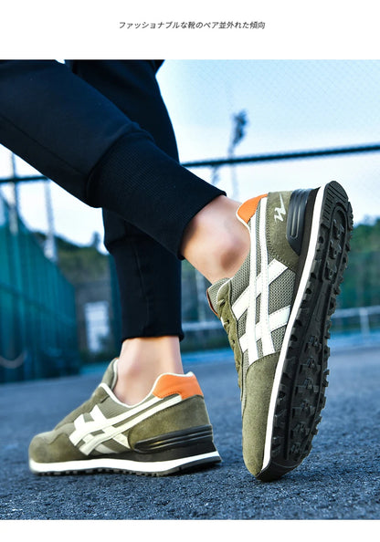 Double Star Training Walking Shoes, Breathable Mesh Sports Shoes, Versatile Fashion Trendy Men's Shoes