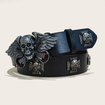 New Rivet Belt Metal Belt Men And Women Punk Hardware Jeans Belt Y2K Belt PU Leather Wide Adjustable Women's Belt Accessories
