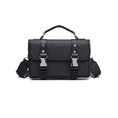 Fashion Plaid Men's Crossbody Bag Large Capacity Shoulder Messenger Bag Men Luxury Flap Crossbody Bags Male Rectangle Handbags
