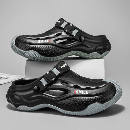 Summer New Design Men's Beach Clogs Outdoor Sandals Comfortable Slippers EVA Slides Men Casual Garden Shoes Male Beach Sandals