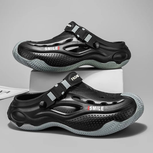 Summer New Design Men's Beach Clogs Outdoor Sandals Comfortable Slippers EVA Slides Men Casual Garden Shoes Male Beach Sandals