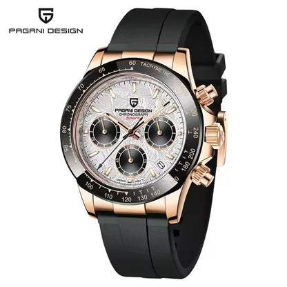 40mm New V2 PAGANI DESIGN Classic fashion Men Quartz Watches Sapphire Retro Chronograph Stainless Steel Waterproof Watch for Men