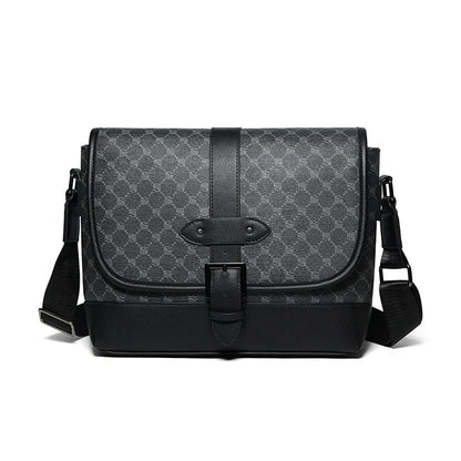 Cawmixy Leather Large Crossbody Bag for Men Bags Designer Man Messenger Bag Male Sling Pack Fashion Business Shoulder Bags