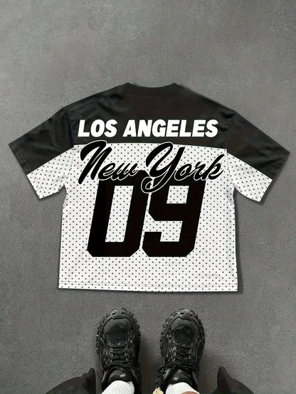 2025 Summer New sporty, casual and fashionable outdoor 3D digital printed soft comfortable and breathable men's T-shirt