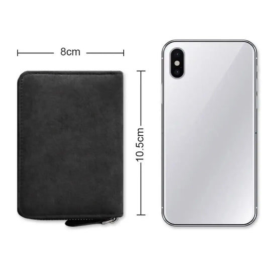 Supernatural Multifunctional Card Bag 11 Cards Slot Credit Card Holder Anti Demagnetization Wallets Cover Zipper Wallet for Men