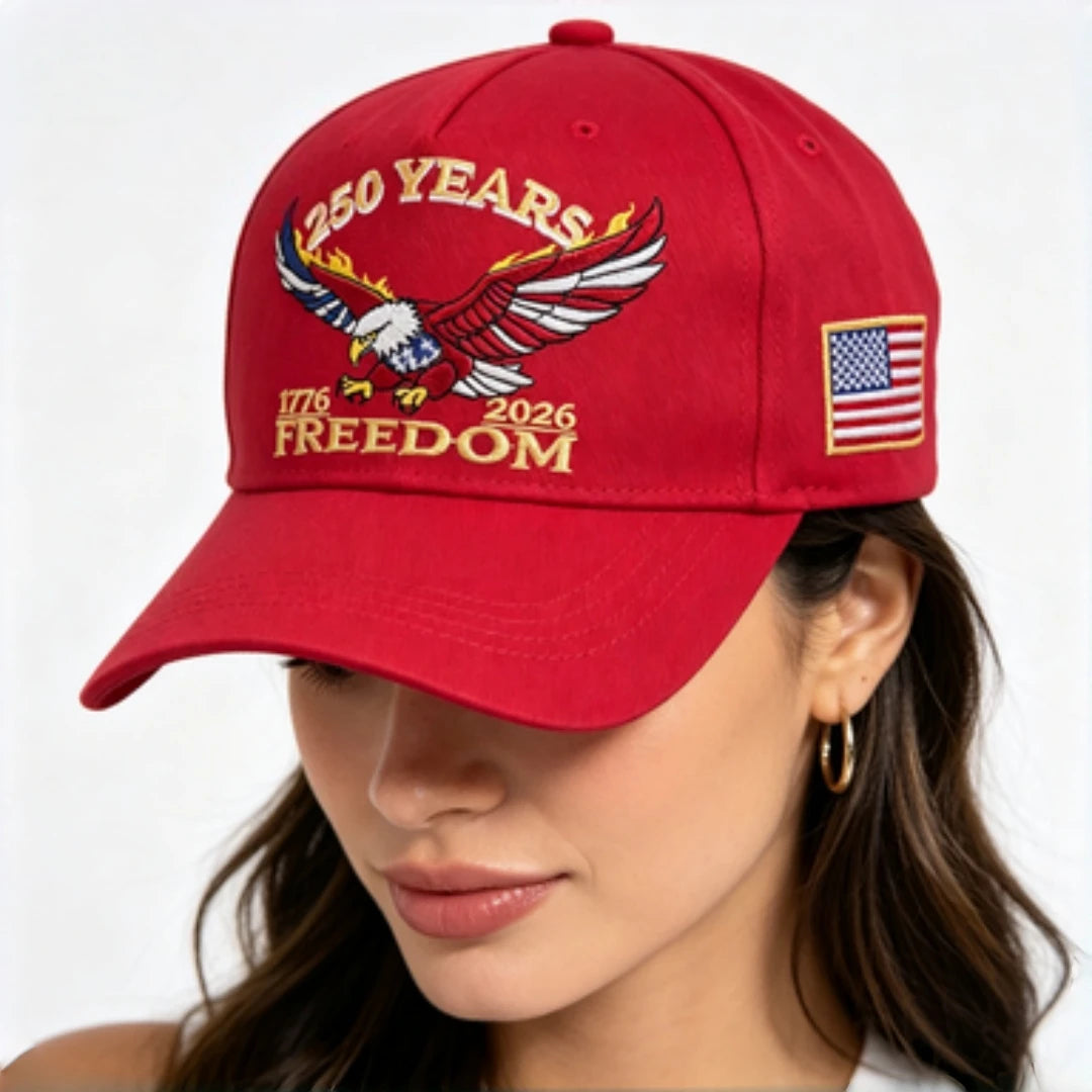One USA 250th Anniversary Embroidered Baseball Cap Suitable for both men and women An ideal choice for personal use or as a gift
