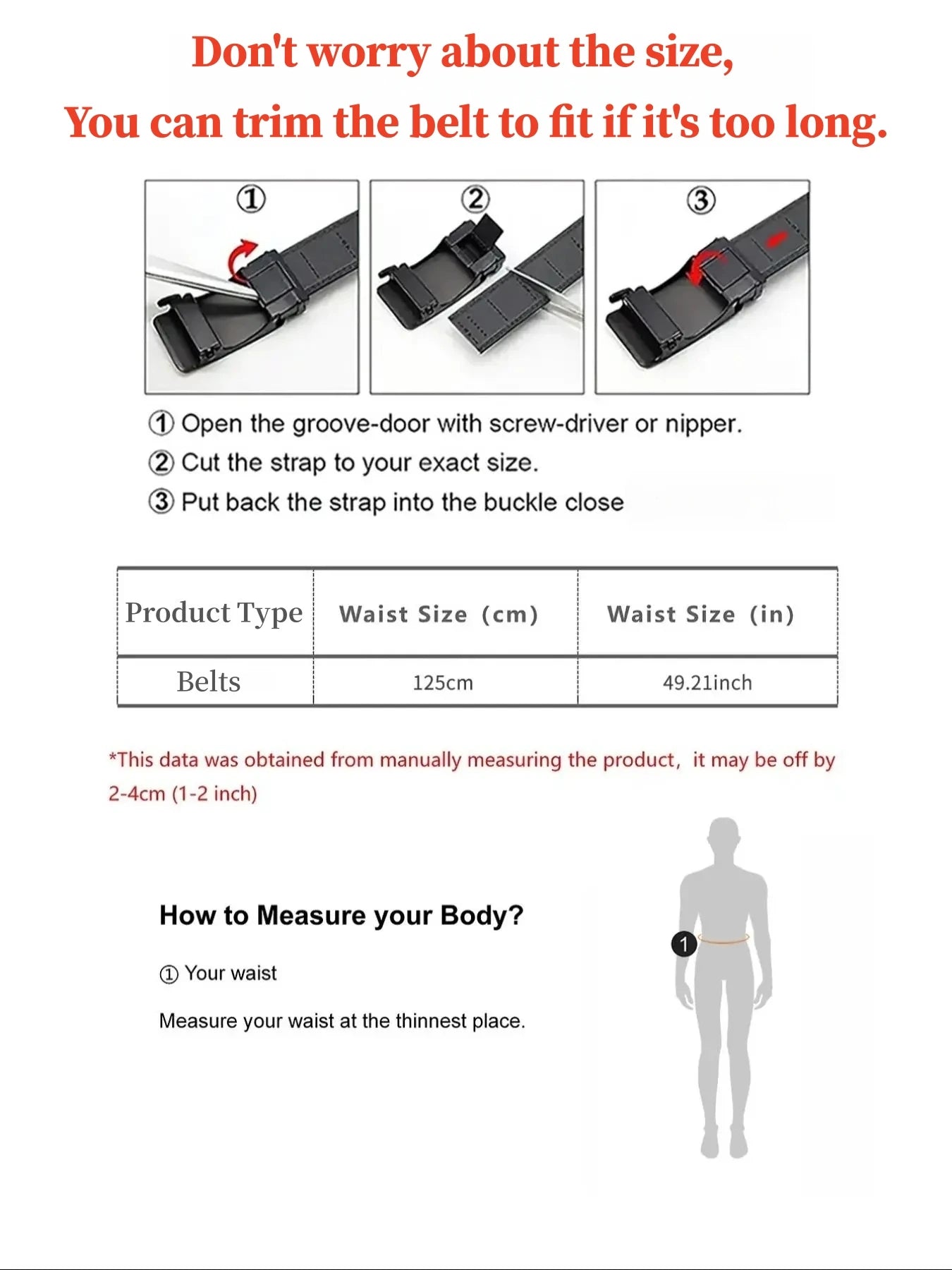 Classic B Print Leather Belt for Men - Adjustable Ratchet Buckle Dress Belt for Suits & Trousers