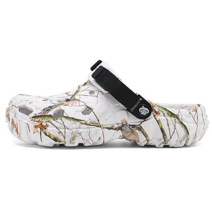 Summer Men's Clogs Sandals Home Garden Shoes Comfortable Men Women Slippers Non-Slip Soft Bottom Flip Flop Sandals Big Size46 47