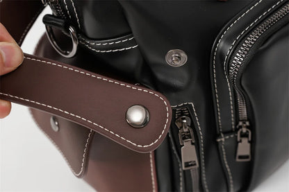 High Quality Handbag Men Business Briefcase Vinatge Fashion Top-Handle Bags For Men Large capacity Travel Laptop Bags Satchels