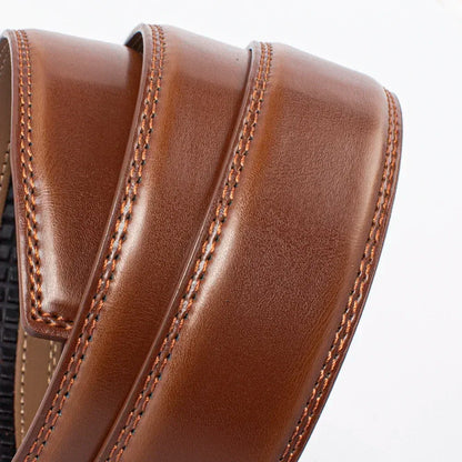Genuine Leather Belts Without Buckle for Men Women High Quality Male Jeans Belt Large Size Belt No Buckle for Automatic Buckle