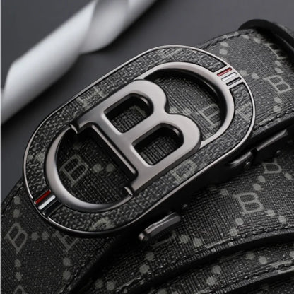Men's Belt Fashionable Belt for Men Letter B Buckle Belt Male Boss Business Style Luxury Brand