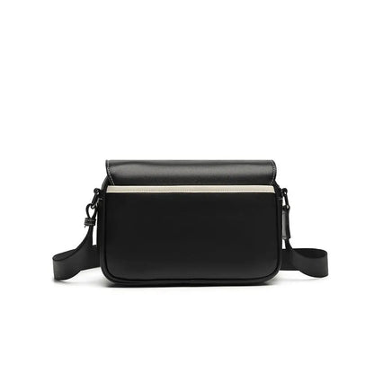 Casual PU Leather Messenger Bag Multi-pocket Design Vintage Shoulder Bag Durable Male Handbags Travel