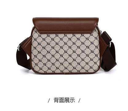 2026 New Design Shoulder Bag Men Crossbody Bag Fashion Business PU Leather Chest Bag Male Mobile Phone Bag Purses Handbags