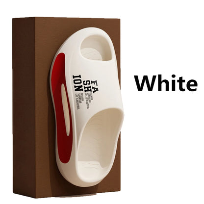 Summer Men's Sports Slippers Indoor Outdoor Sandals Beach Thick Sole EVA Slides Open Toe Non-slip Men Women Home Shoes Big Size