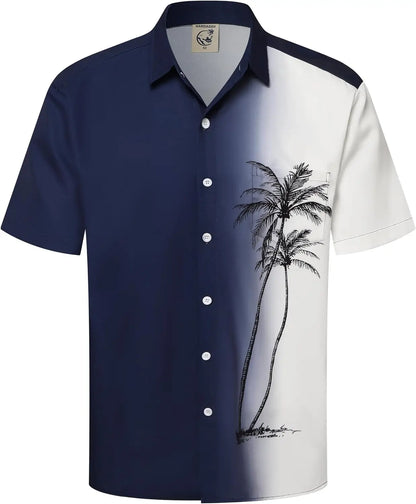 Men's Coconut Tree 3D Print Shirt for Summer - Quick-Drying, Loose Fit, Suitable for Everyday Wear, Perfect for Beach Vacations
