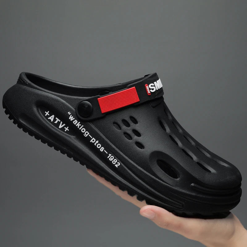 Classic Summer Clogs Men Slippers Breathable Garden Shoes Outdoor Comforty Beach Slippers Home Slippers Antiskid Slippers
