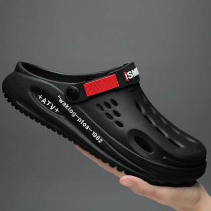 Classic Summer Clogs Men Slippers Breathable Garden Shoes Outdoor Comforty Beach Slippers Home Slippers Antiskid Slippers