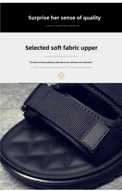 High Quality Men's Sandals Designer Platform Sandals for Men Fashion Outdoor Casual Sports Sandals 2025 Summer Beach Sandalias