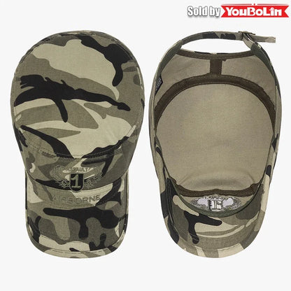 AIRBORNE Airborne Commando Cadet Flat Cap Sun Hat Trucker Caps Dad Hats