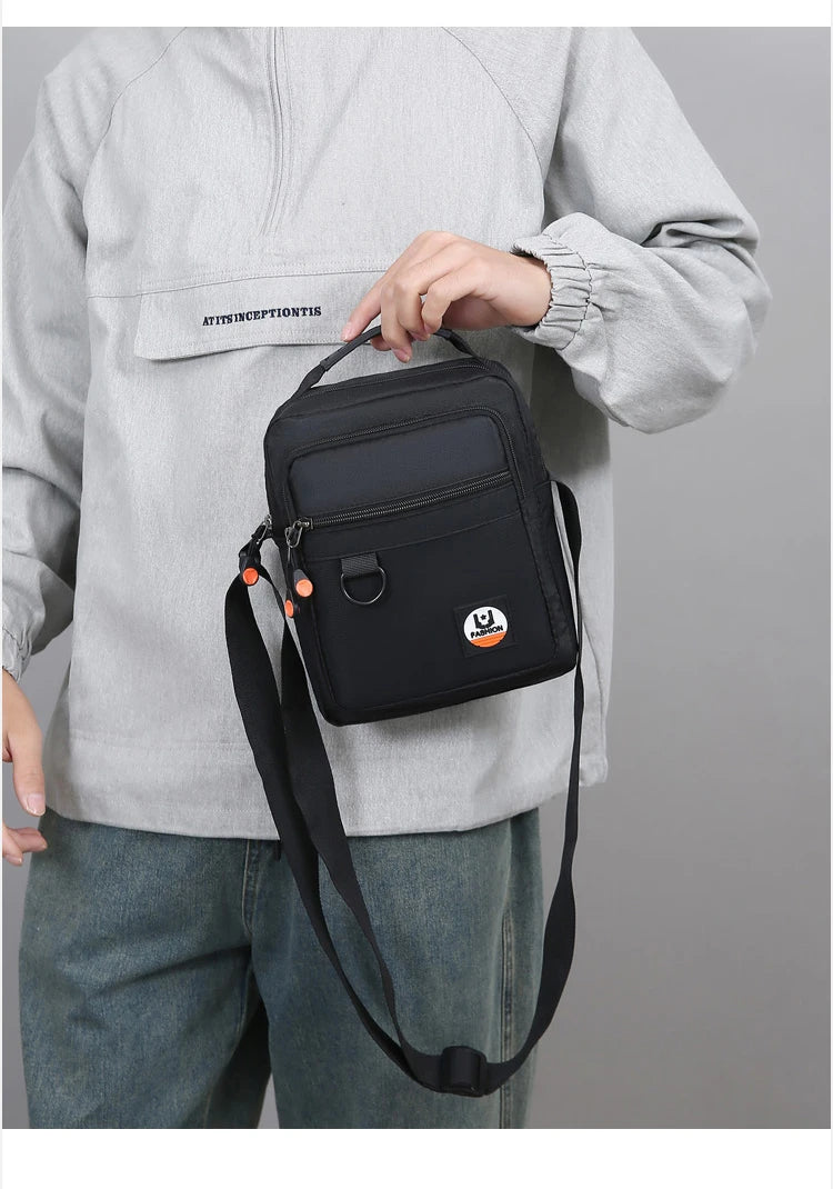 3 Layers Design Men's Small Bag Lightweight Oxford Men's Pouch Crossbody Bags For Man Fashion Casual Men's Handbag ShoulderBag
