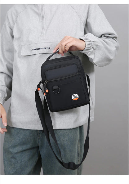 3 Layers Design Men's Small Bag Lightweight Oxford Men's Pouch Crossbody Bags For Man Fashion Casual Men's Handbag ShoulderBag