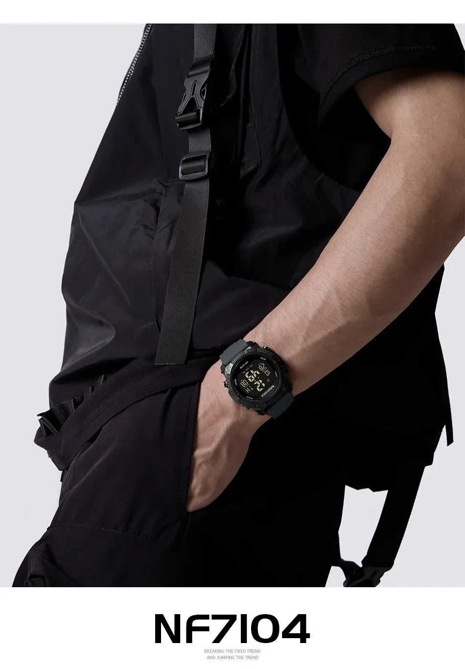 New Style NAVIFORCE Fashion Waterproof Men's Electronics Wrist Watch Sports Luminous Watches Silicone Strap Male Clocks Gifts