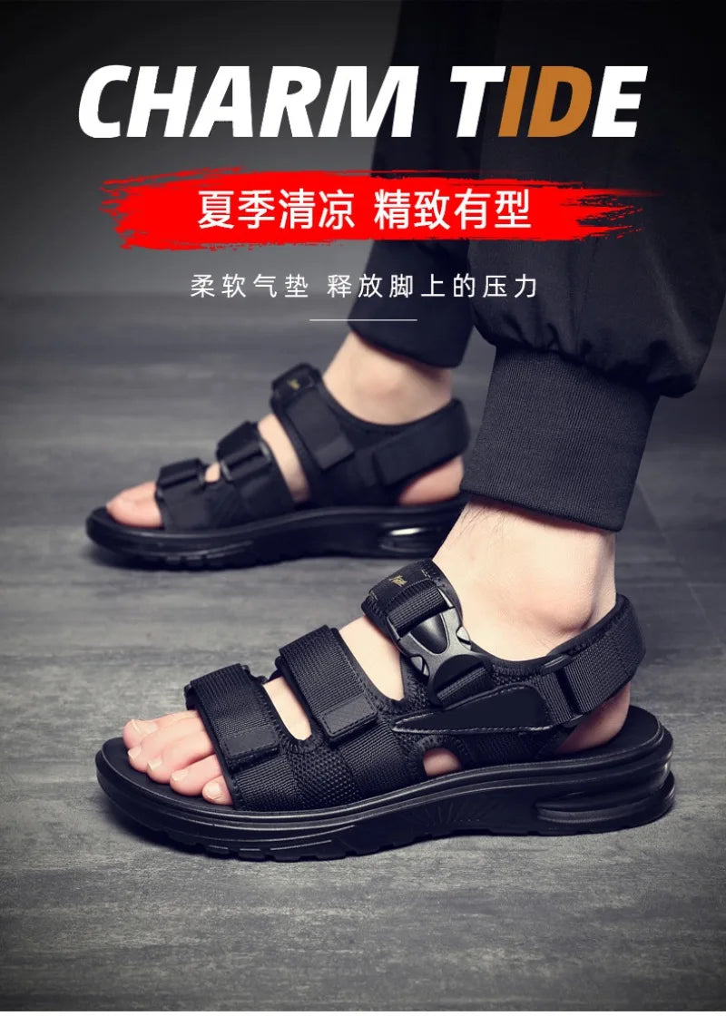 High Quality Men's Sandals Designer Platform Sandals for Men Fashion Outdoor Casual Sports Sandals 2025 Summer Beach Sandalias