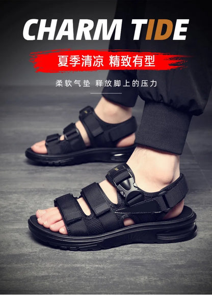 High Quality Men's Sandals Designer Platform Sandals for Men Fashion Outdoor Casual Sports Sandals 2025 Summer Beach Sandalias