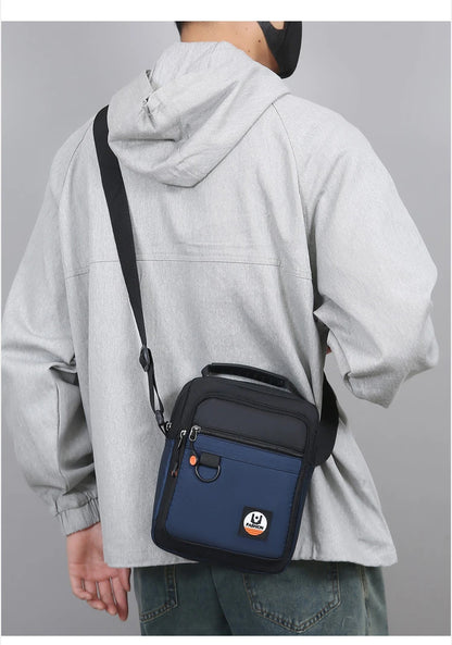 3 Layers Design Men's Small Bag Lightweight Oxford Men's Pouch Crossbody Bags For Man Fashion Casual Men's Handbag ShoulderBag