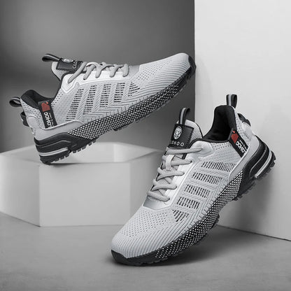 CLOHOO Mesh Upgraded Thick Bottom Foam Sports Casual Shoes Breathable Wear-Resistant Comfortable Footwear for Active Lifestyle