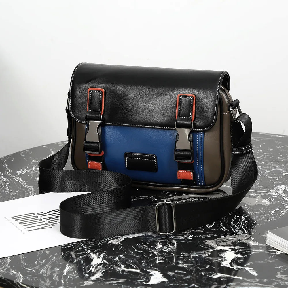 2026 New Designer Crossbody Bag for Men Bags Leather Casual Man Messenger Bag Male Bag Sling Pack Shoulder Bag Luxury Brand