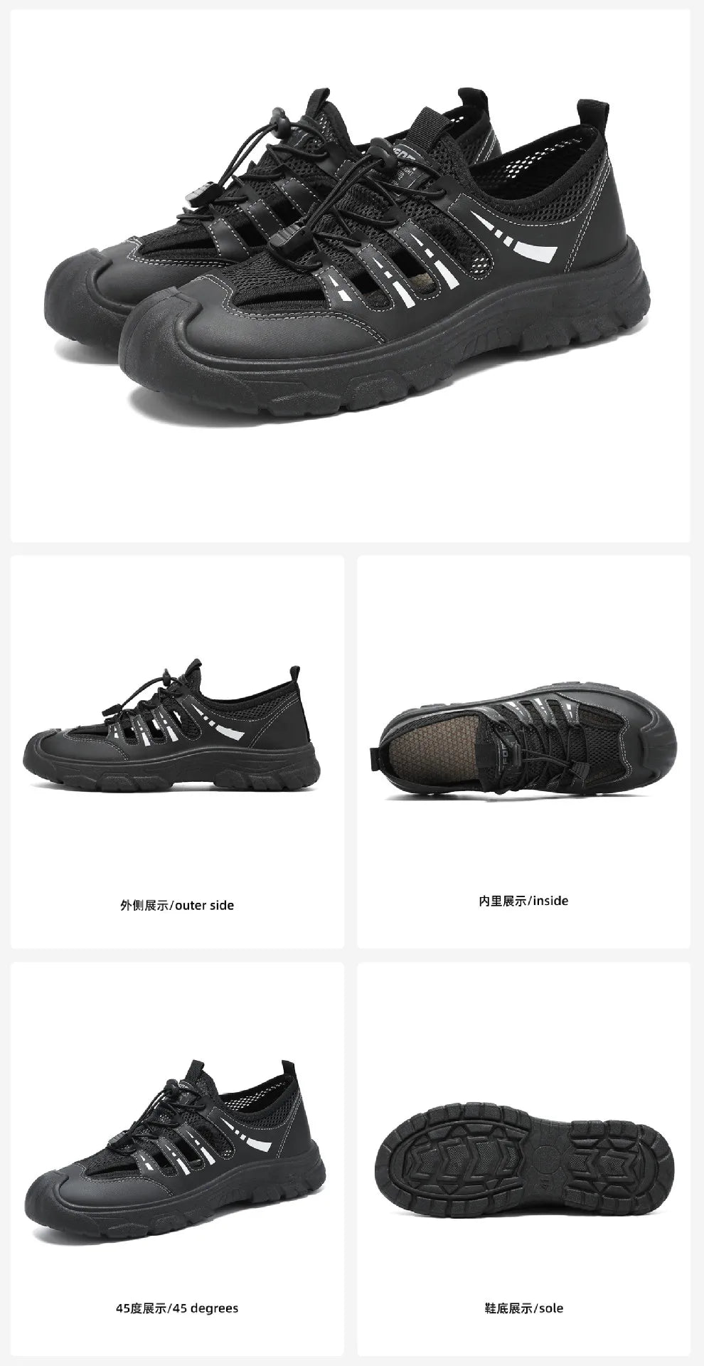 Men's 2026 Summer New Fashion Breathable River Trekking Shoes, Outdoor Beach Shoes, Soft Sole Quick-Dry Footwear