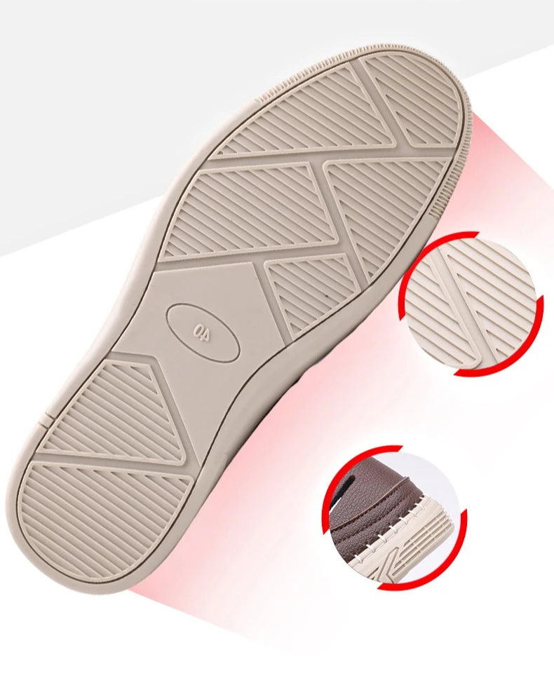 New Summer Genuine Leather Roman Men's Sandals Business Casual Shoes Outdoor Beach Wading Slippers Men's Shoes Big Size 38-48
