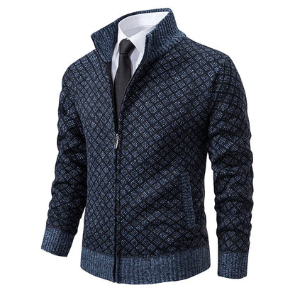 LEGIBLE 2025 Men's Sweaters Autumn Winter Wool Zipper Cardigan Sweaters Man Casual Knitwear Sweatercoat Male