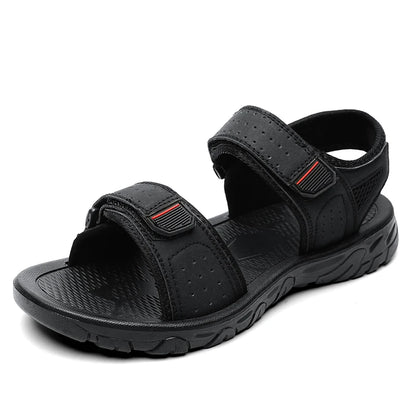 Brand Classic Mens Sandals Summer Genuine Leather Sandals Men Outdoor Casual Lightweight Sandal Fashion Men Sneakers Size 39-47