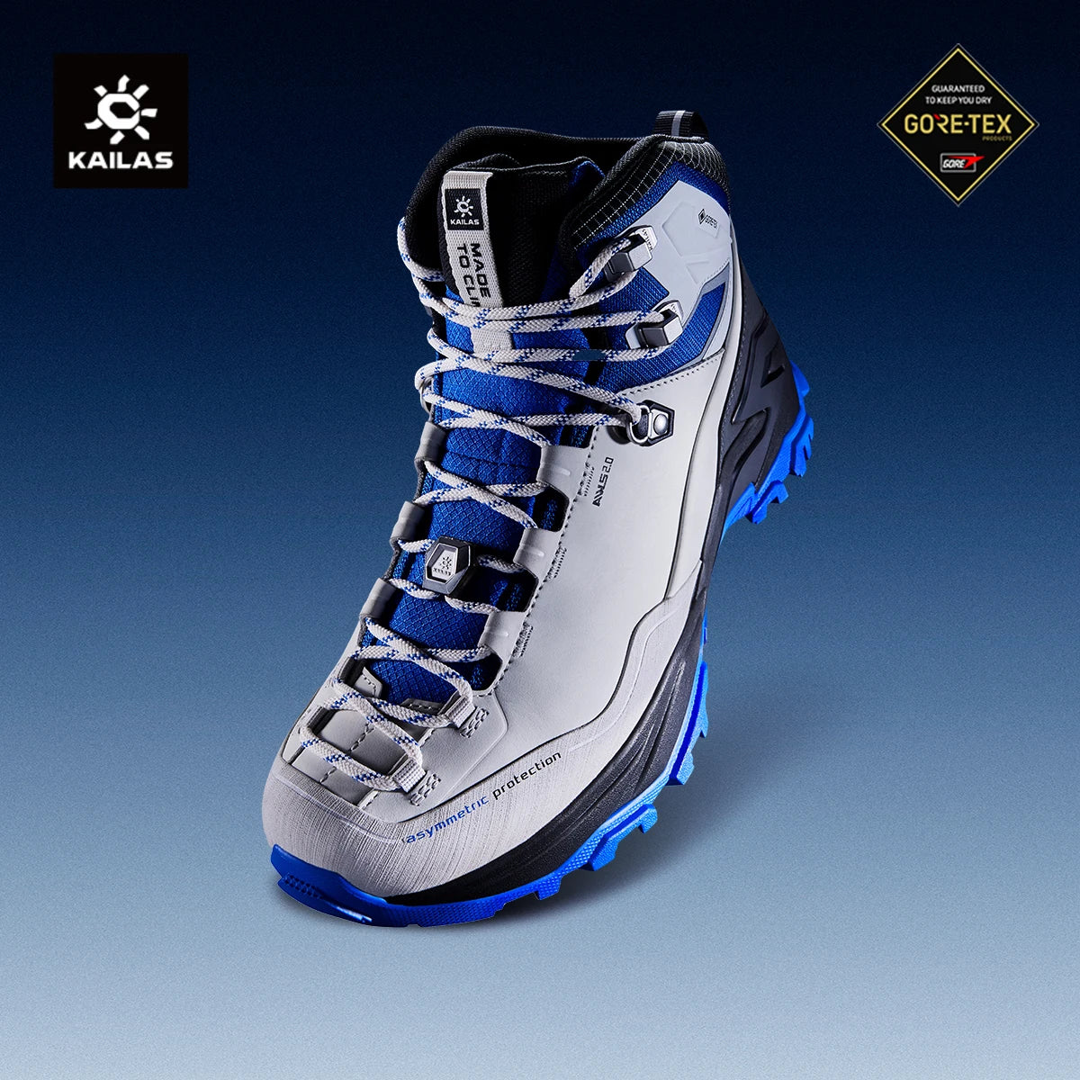 KAILAS 2026 New MT5-3 GTX MID Hiking Shoes Men Waterproof Anti Slip EVA Cushioning Climbing Shoes KS2612127